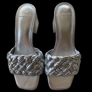 Marc Fisher Nahea Square Toe Block Heel Sandal Size 5